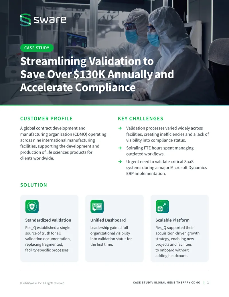 Streamlining Validation for Global Gene Therapy CDMO