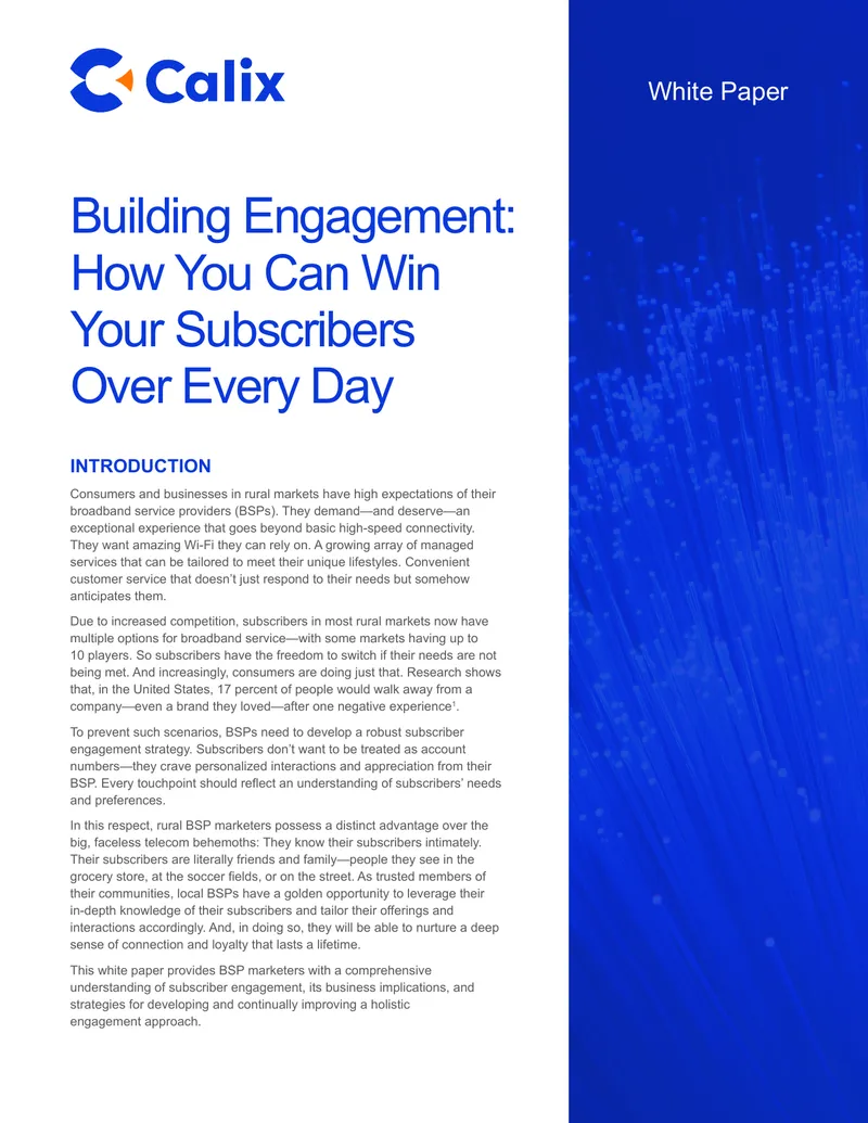 Building Subscriber Engagement Strategies for BSPs