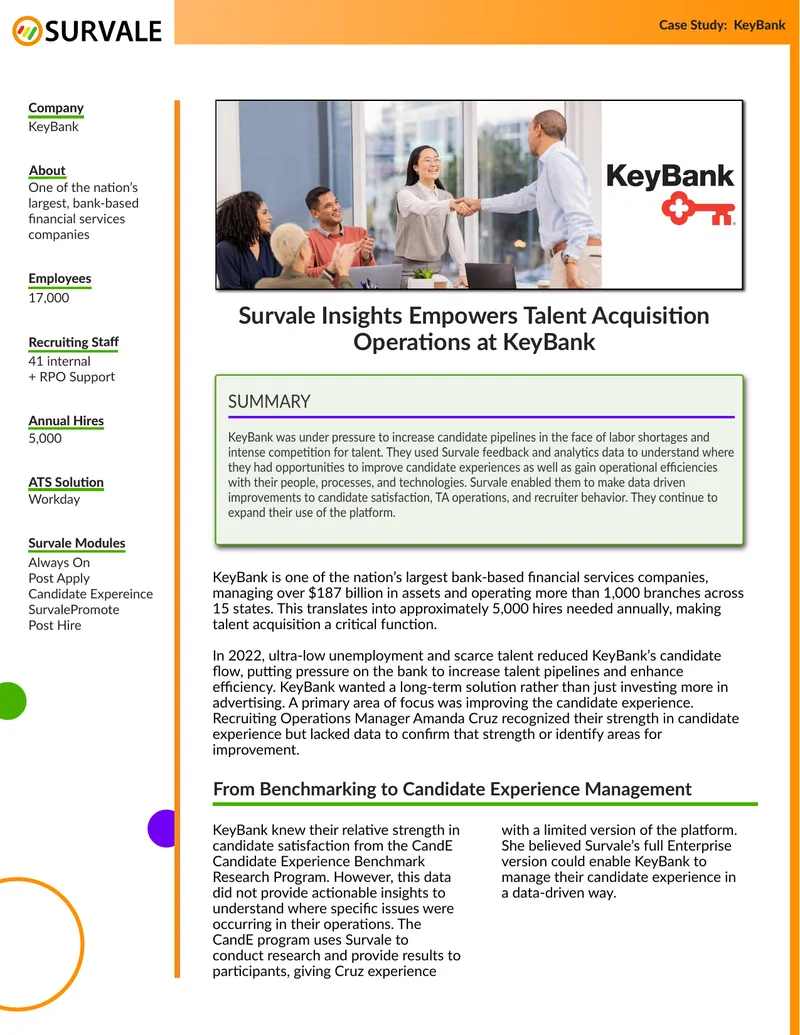 KeyBank Talent Acquisition Case Study