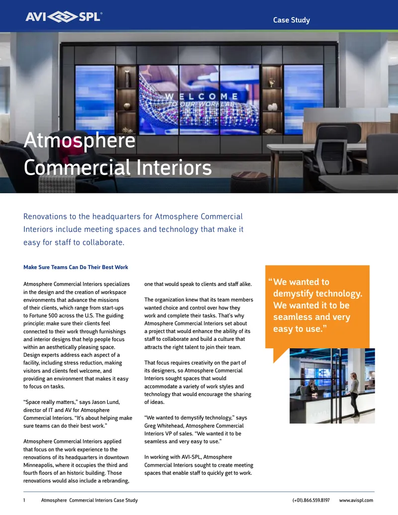 Atmosphere Commercial Interiors Headquarters Renovation Case Study