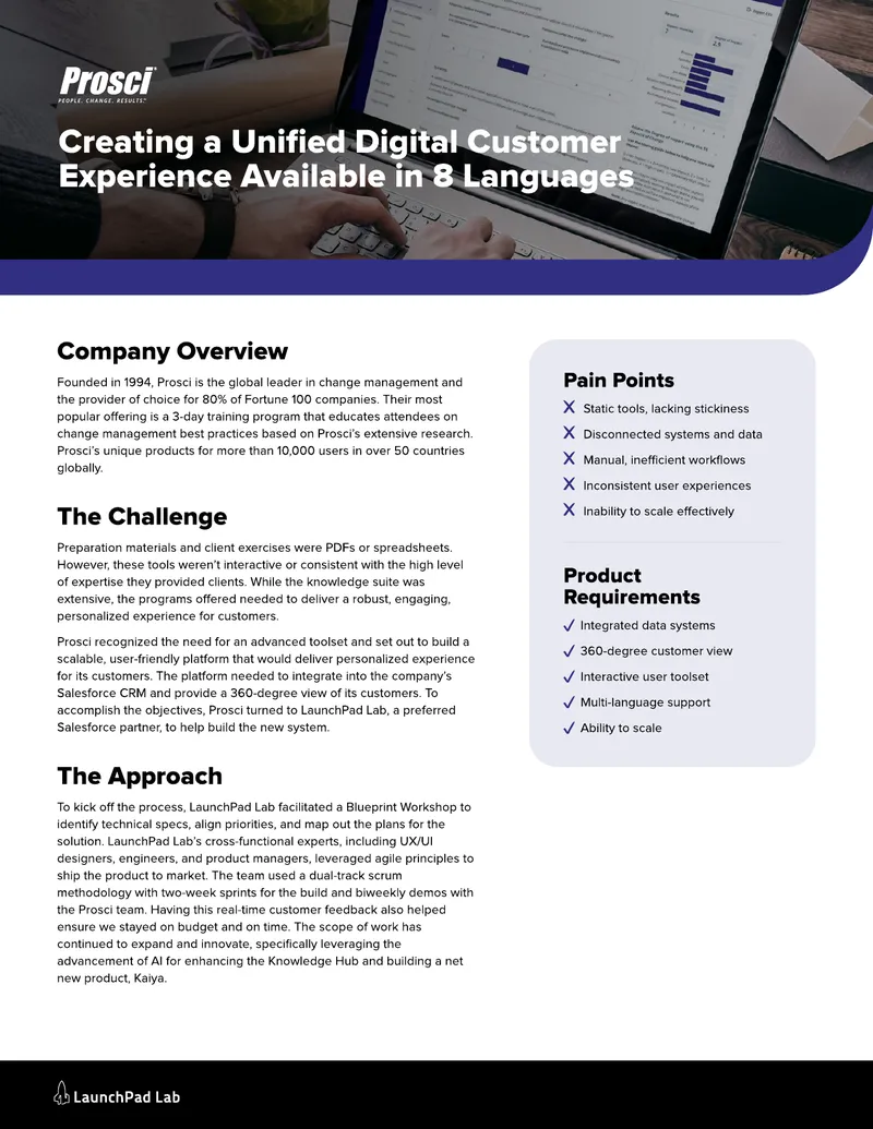 Unified Digital Customer Experience Development