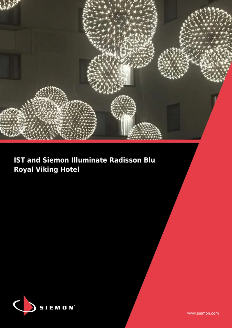 Smart Lighting Installation at Radisson Blu Hotel preview page 1