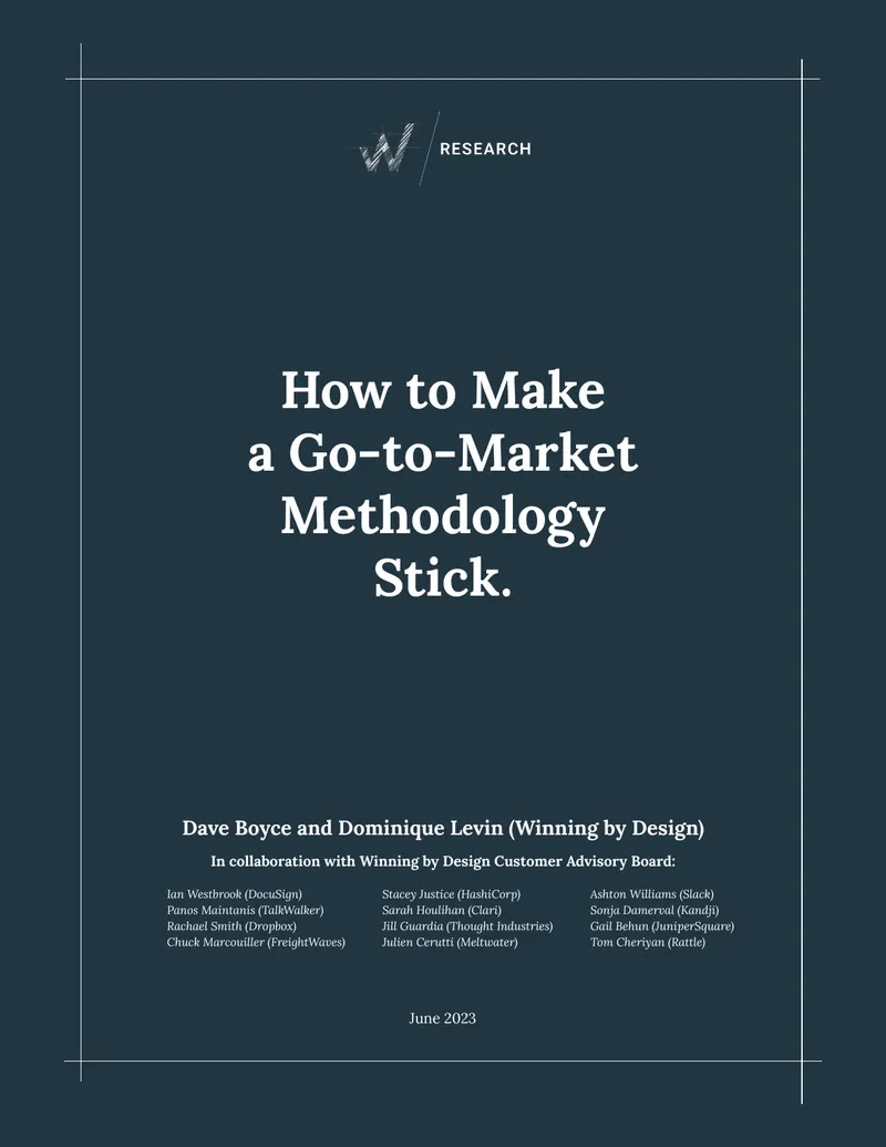 Implementing a Go-to-Market Methodology Effectively