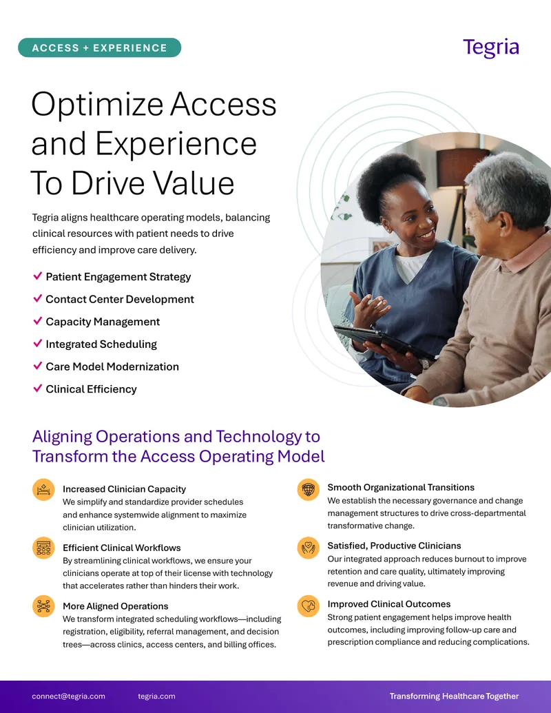 Healthcare Access and Experience Optimization Guide