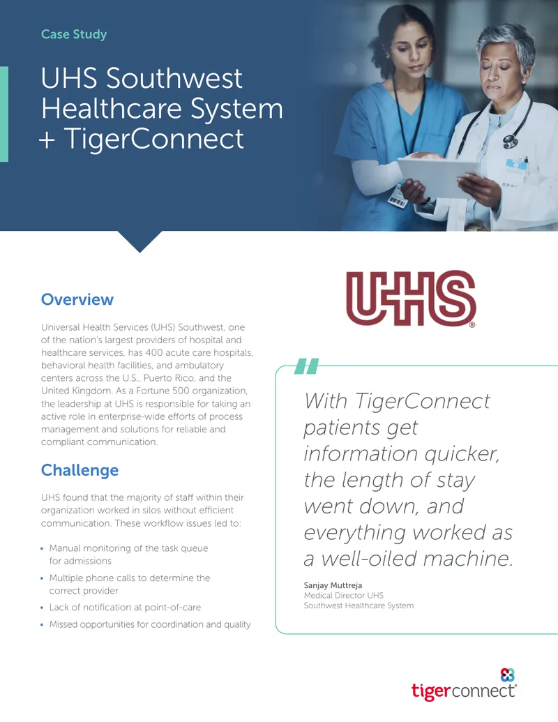 UHS Southwest Healthcare System Case Study