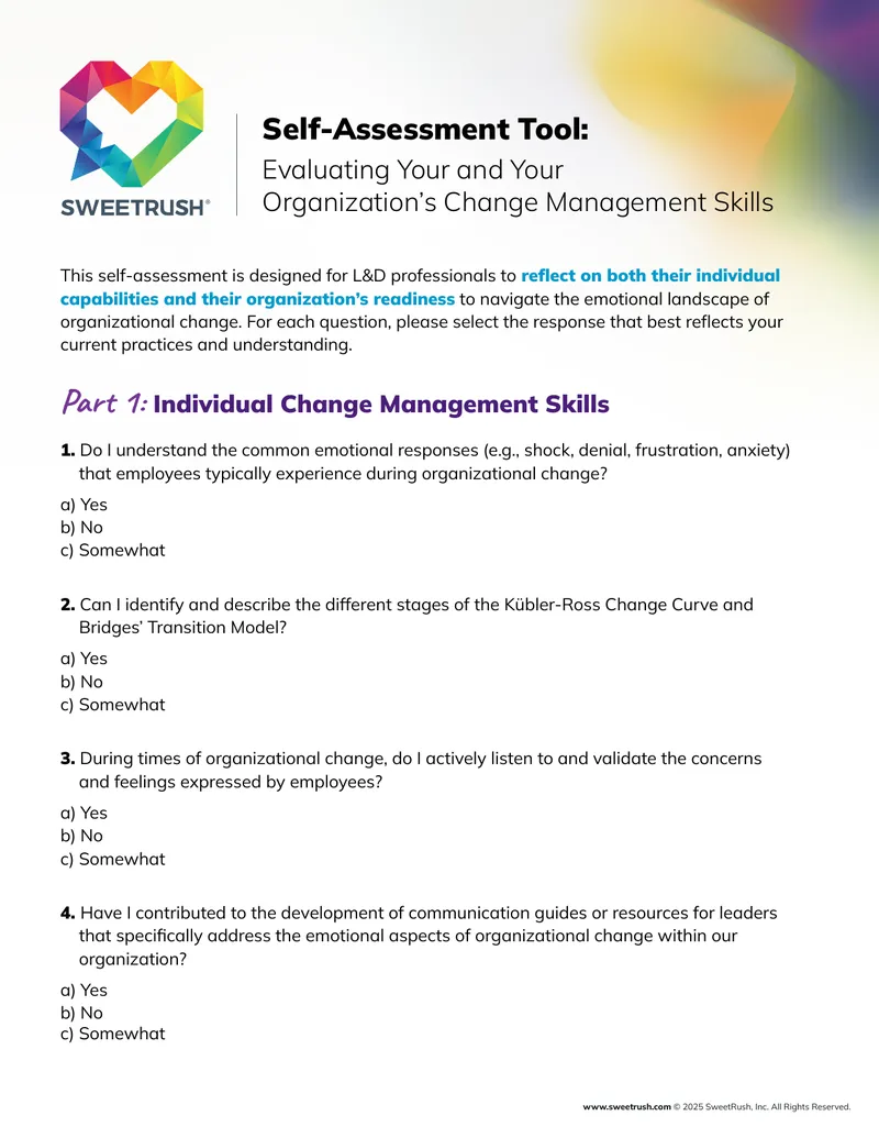 Self-Assessment Tool for Change Management Skills
