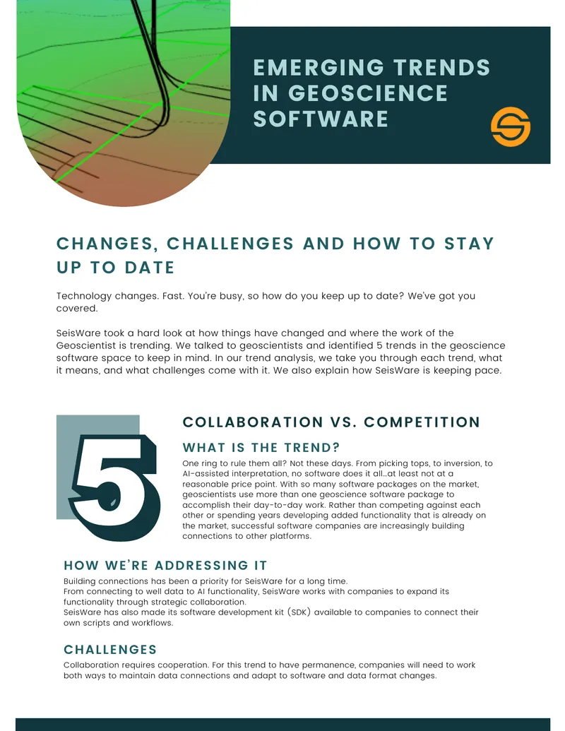 Emerging Trends in Geoscience Software