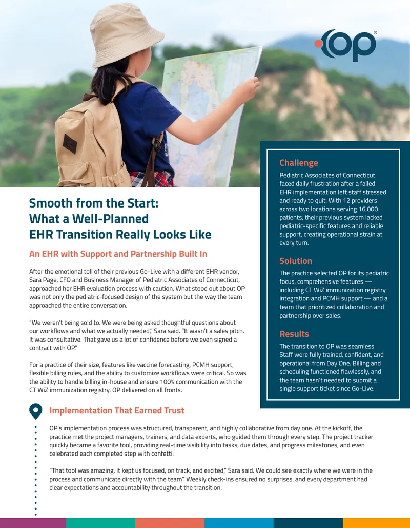 Pediatric Associates EHR Implementation Case Study