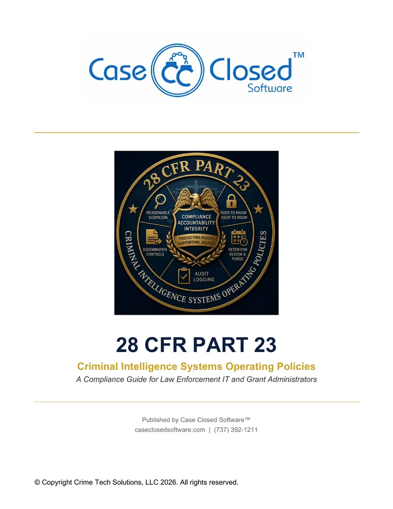 Compliance Guide for 28 CFR Part 23