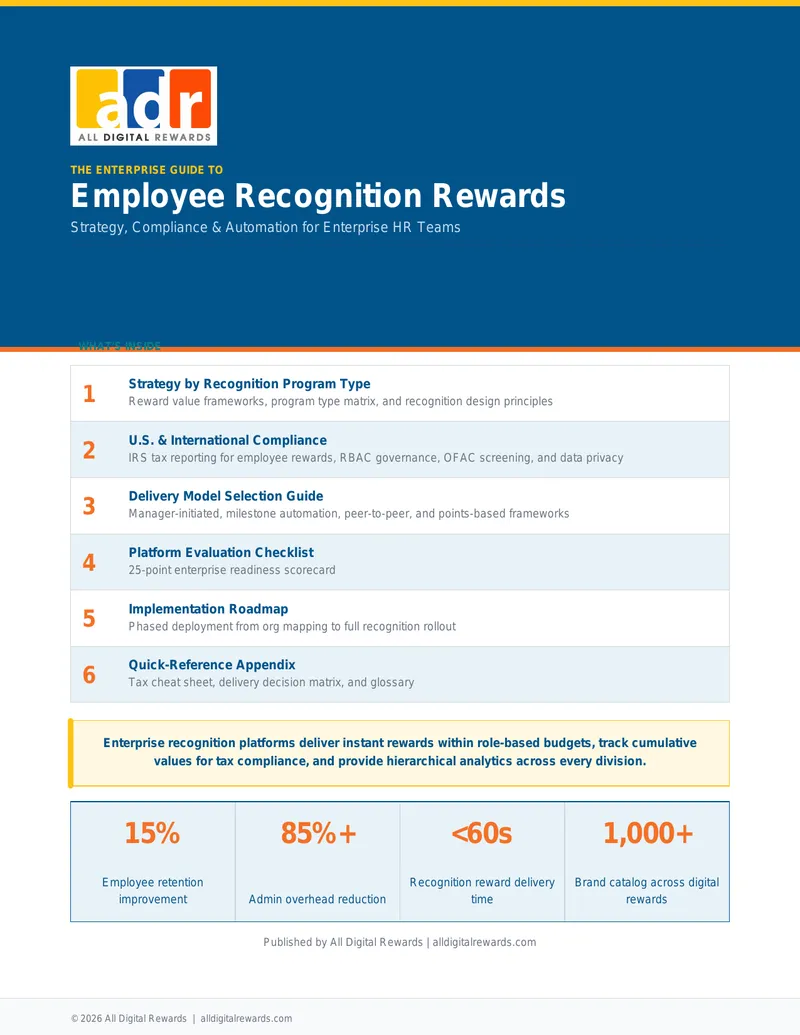 Enterprise Guide to Employee Recognition Rewards