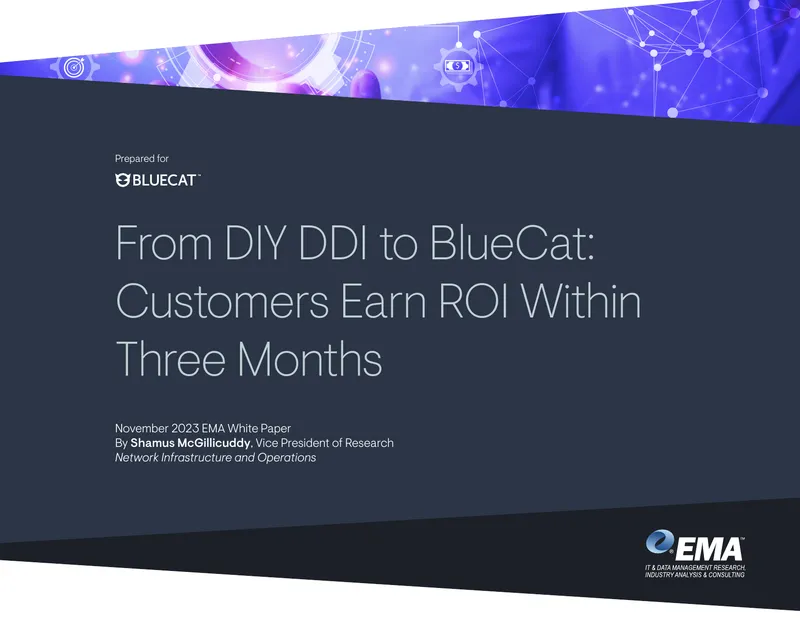 ROI Analysis of Transitioning to BlueCat DDI Solutions