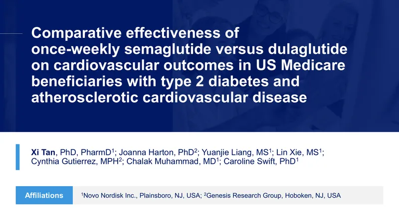 Comparative Effectiveness of Semaglutide and Dulaglutide