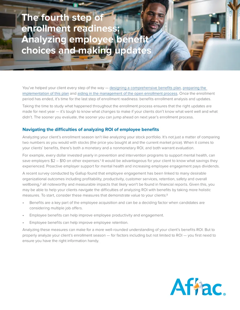 Employee Benefits Enrollment Analysis and Updates Guide