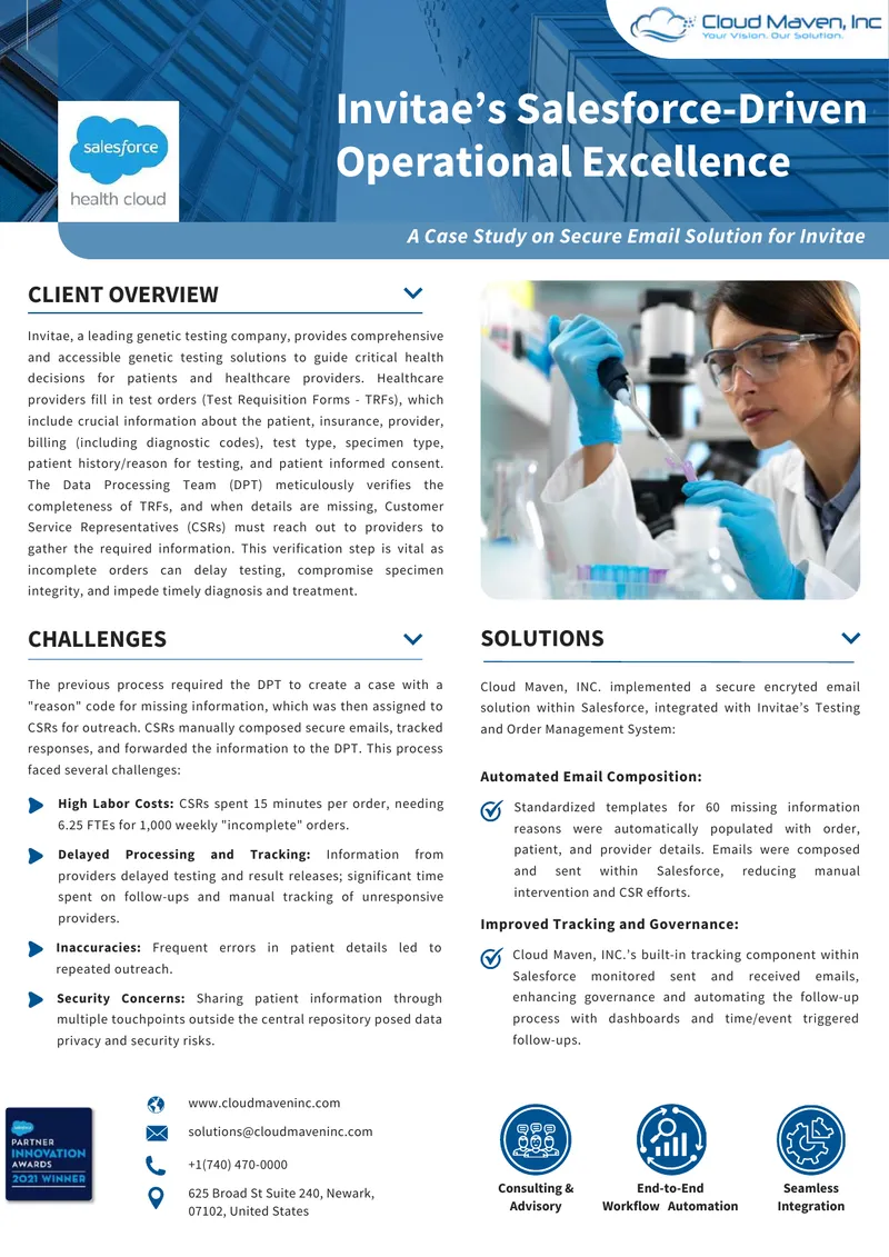 Case Study on Secure Email Solution for Invitae