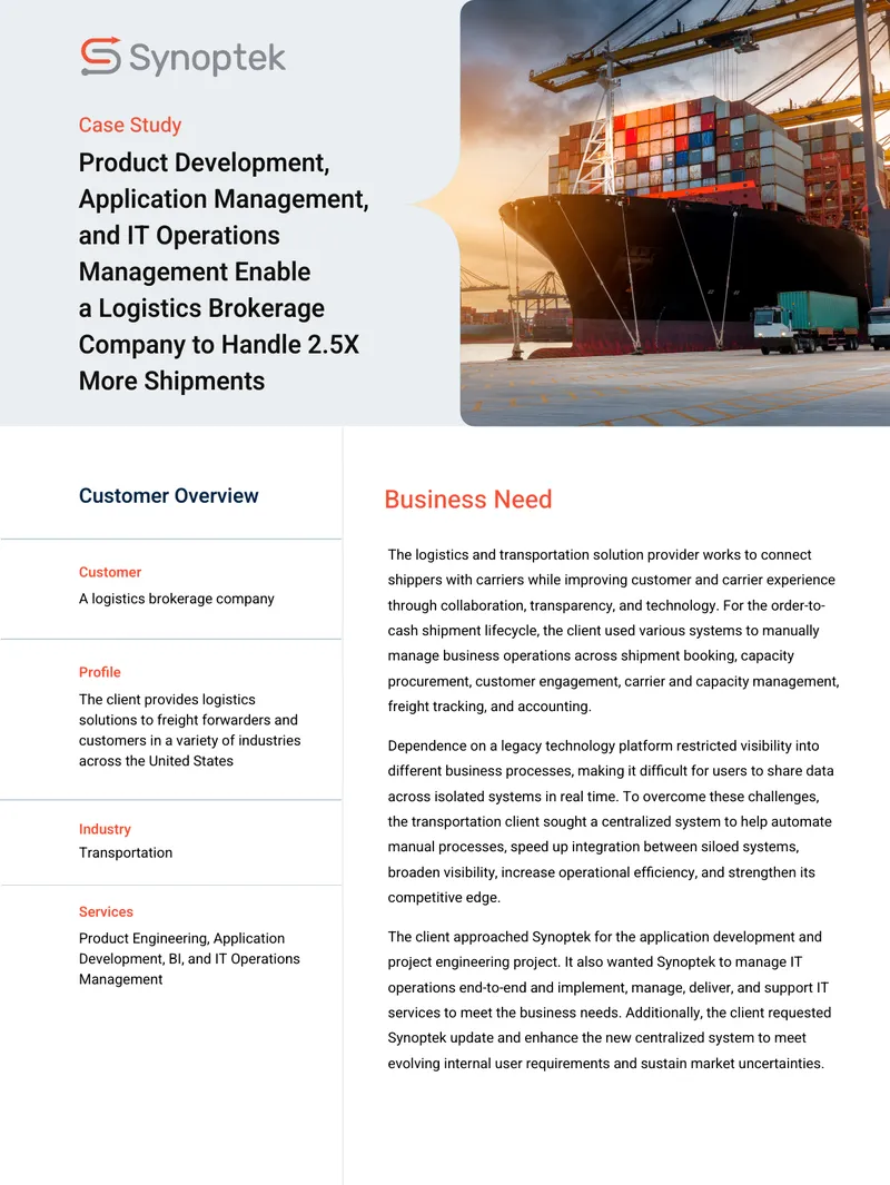 Centralized Transport Management System Implementation