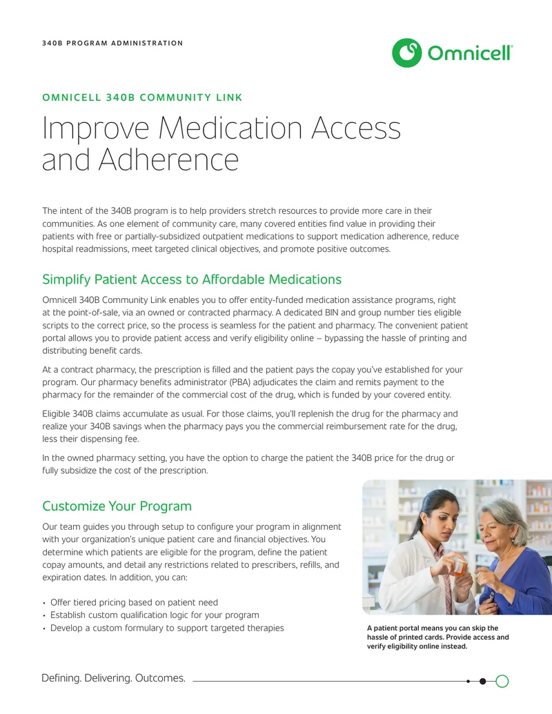 Omnicell 340B Community Link Program Overview