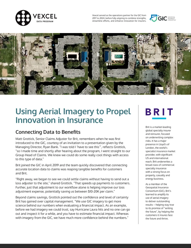 Using Aerial Imagery to Enhance Insurance Claims Management