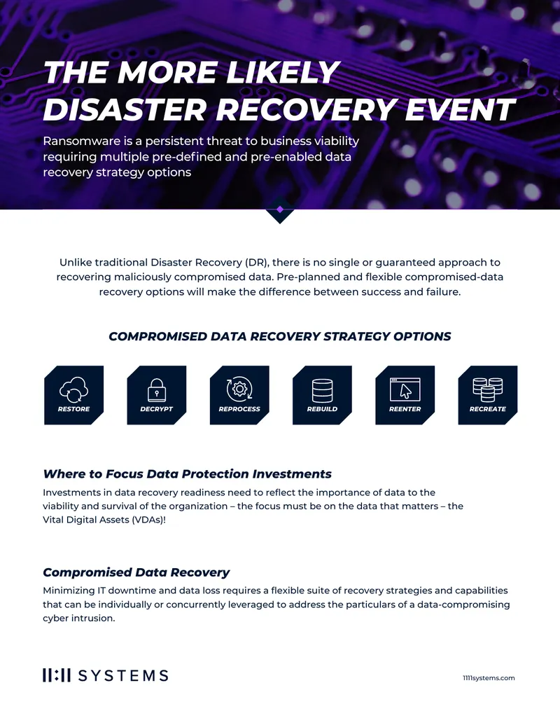 Compromised Data Recovery Strategy Framework