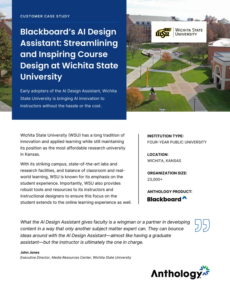 AI Design Assistant Implementation at Wichita State University