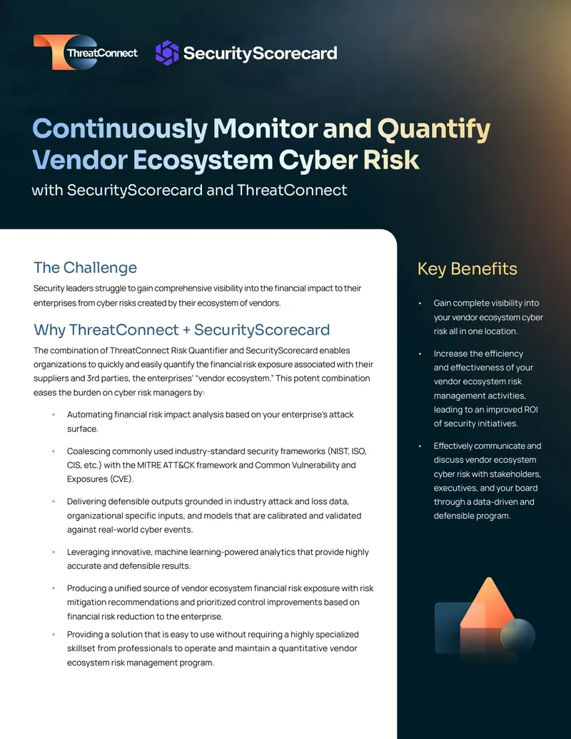 Vendor Ecosystem Cyber Risk Management Guide