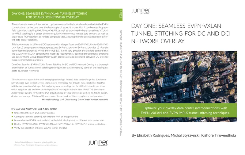 Seamless EVPN-VXLAN Tunnel Stitching for Data Centers
