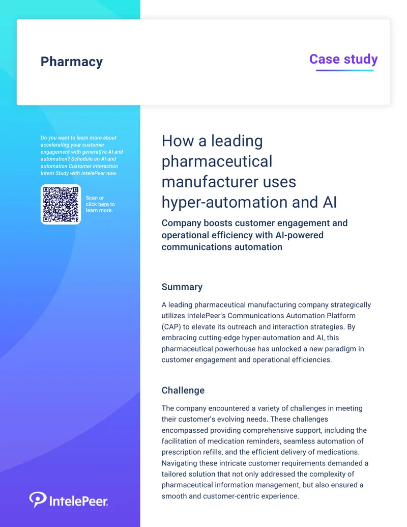 Pharmaceutical Company Hyper-Automation Case Study