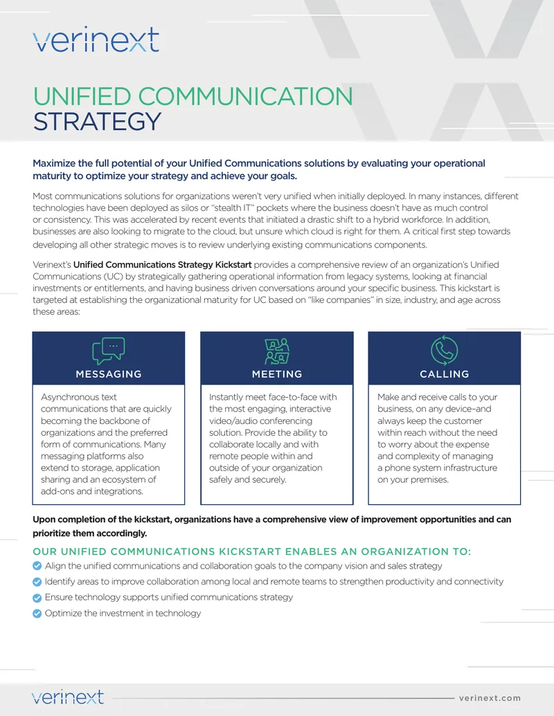Unified Communications Strategy Evaluation Guide