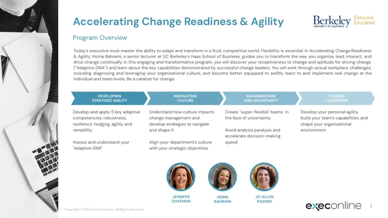 Accelerating Change Readiness and Agility Program Overview