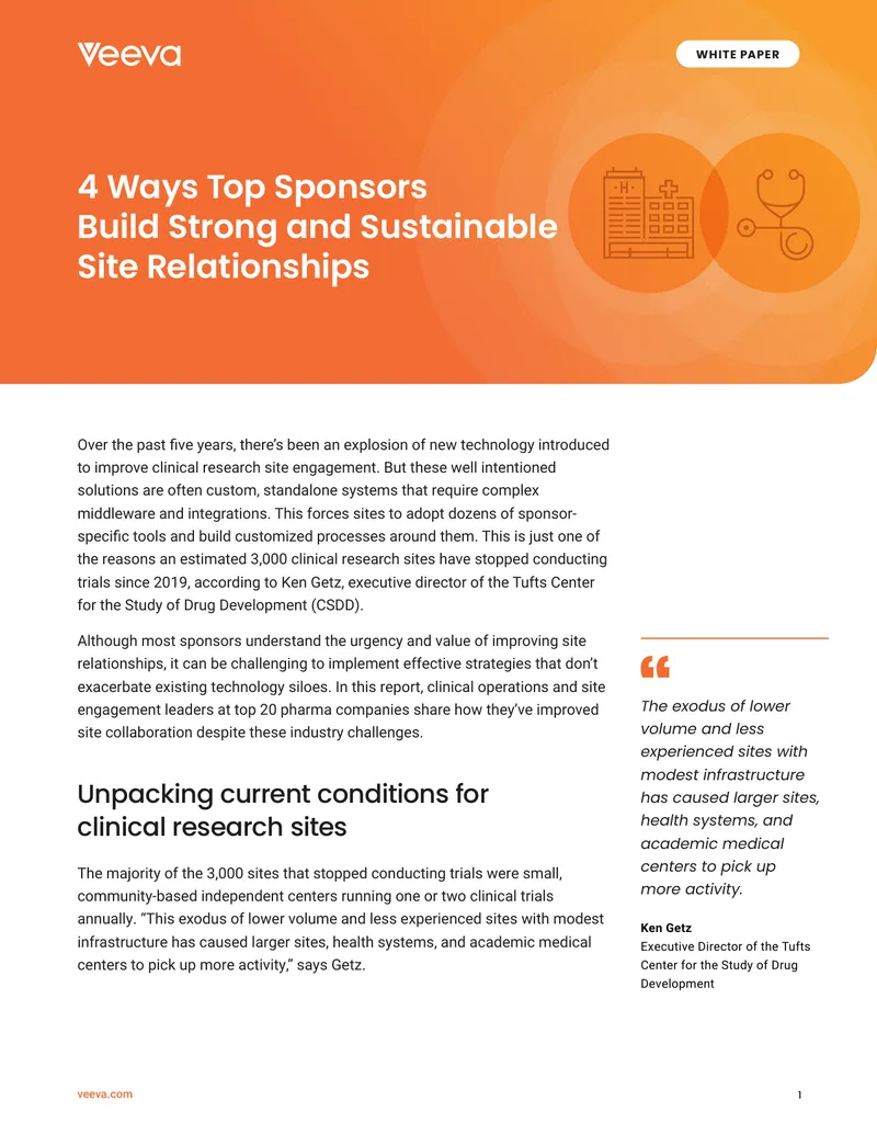 Strategies for Enhancing Clinical Research Site Engagement