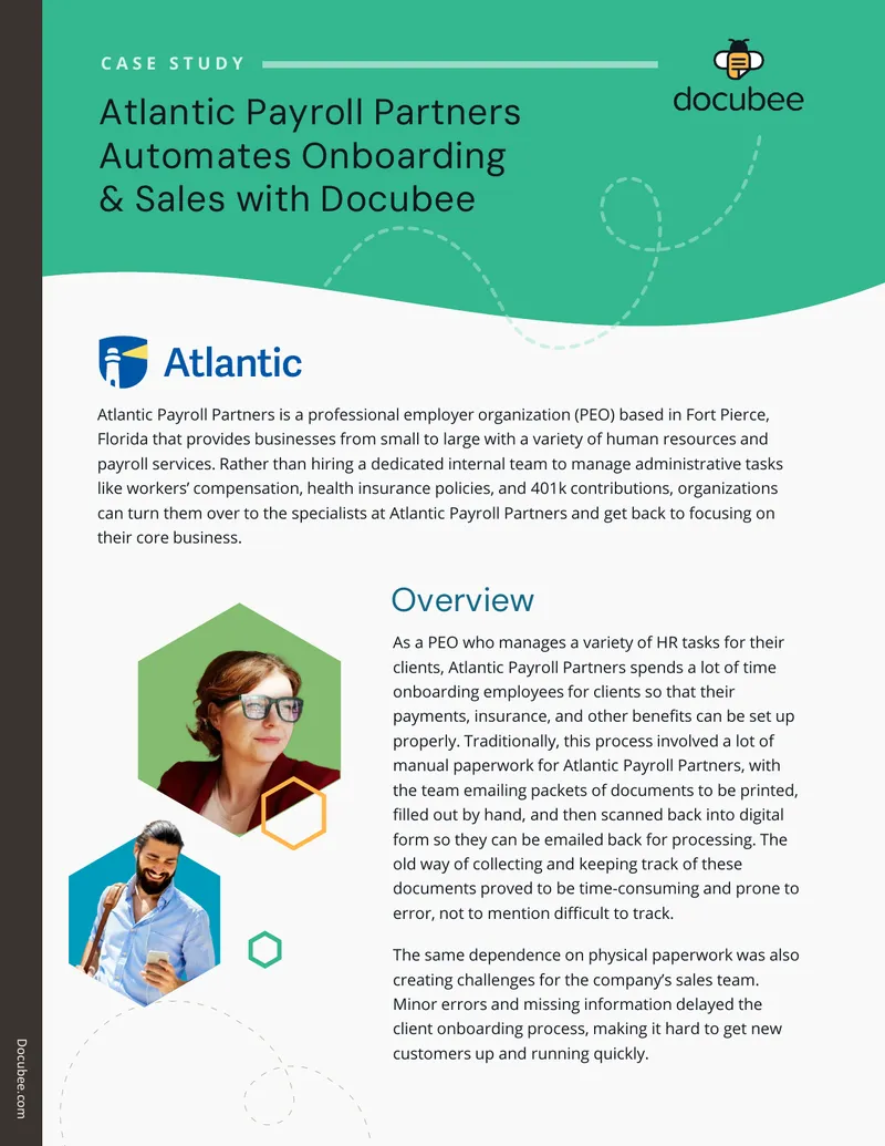 Atlantic Payroll Partners Case Study on Docubee Implementation
