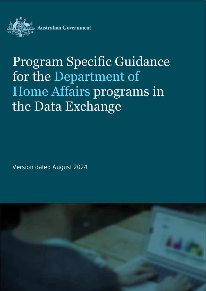 Program Specific Guidance for Data Exchange