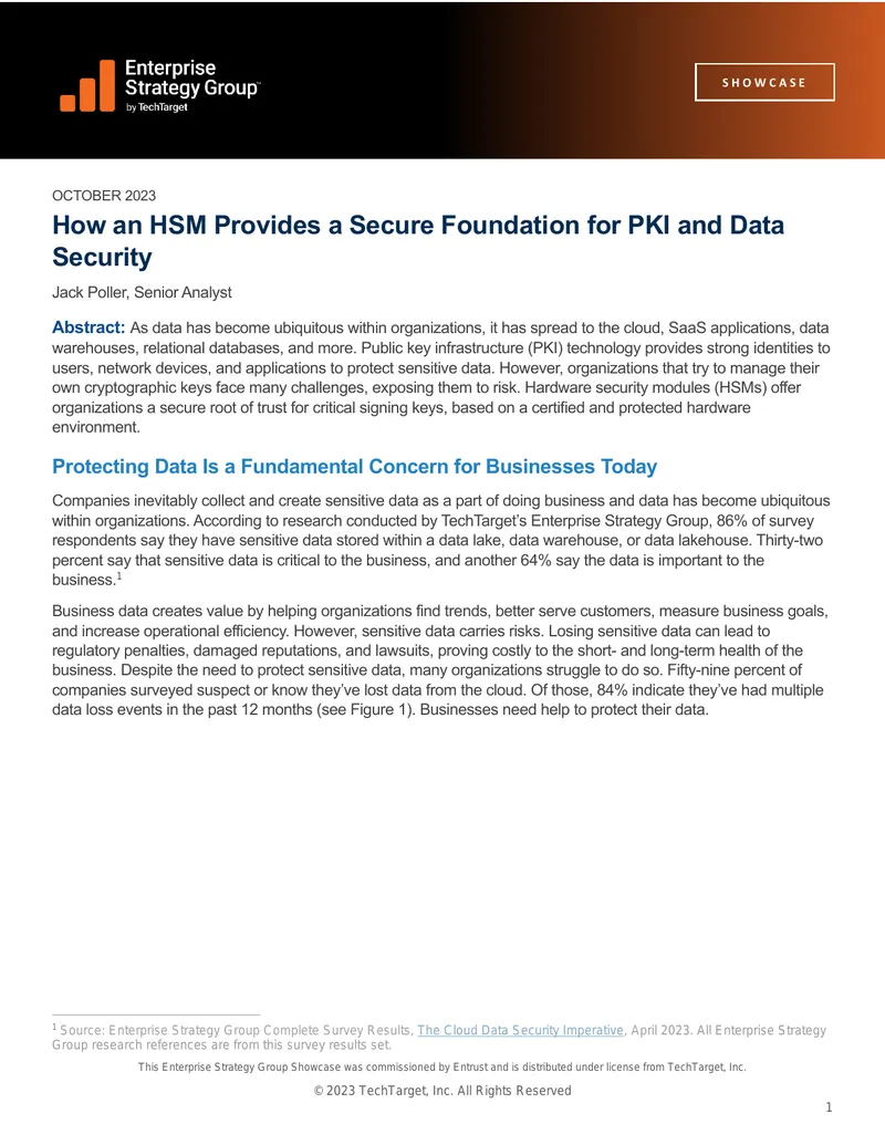How an HSM Provides a Secure Foundation for PKI and Data Security
