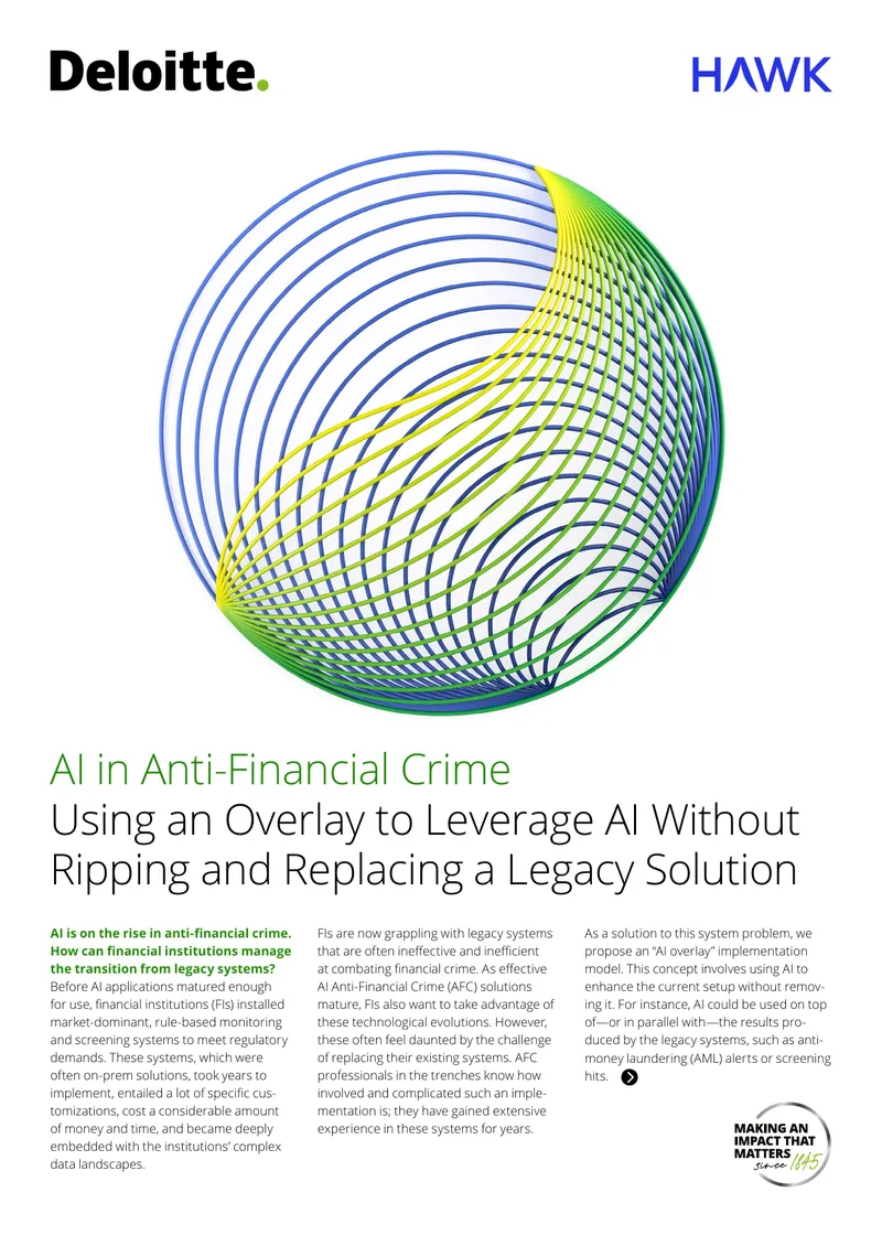 AI Overlay Implementation in Anti-Financial Crime