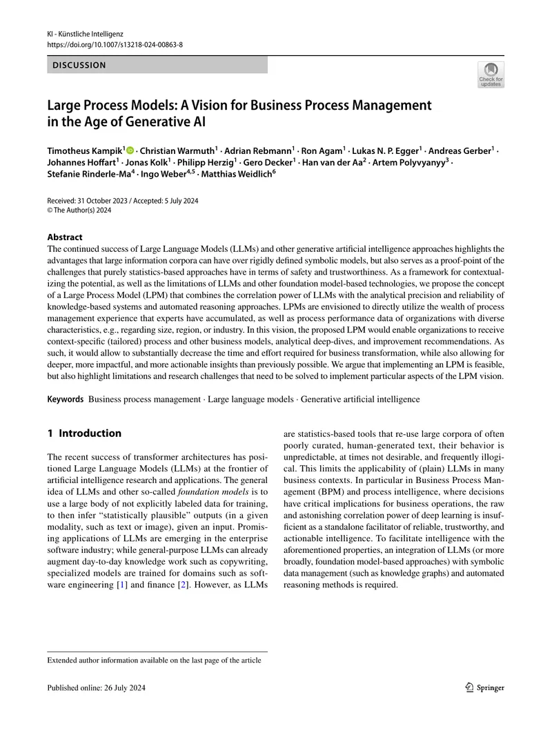 Large Process Models in Business Process Management