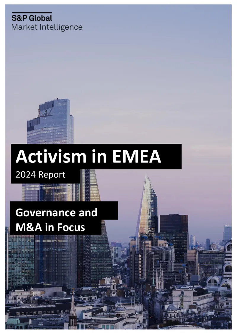 Activism Trends in EMEA 2024 Report