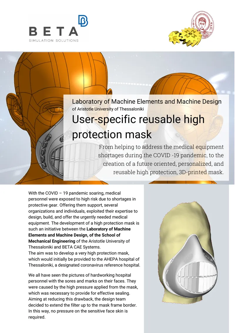 Development of Personalized 3D-Printed Protective Masks