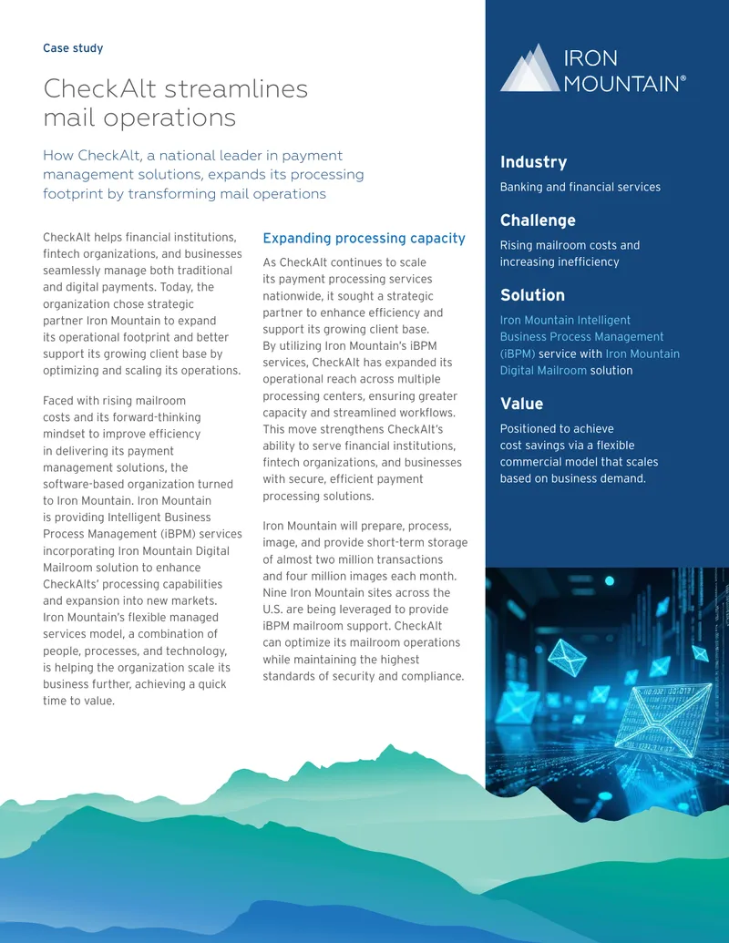 CheckAlt Payment Management Operations Case Study