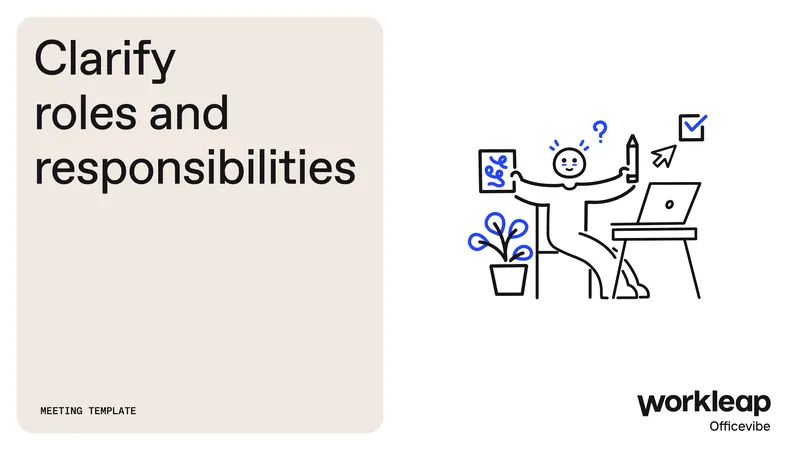 One-on-One Meeting Template for Role Clarification
