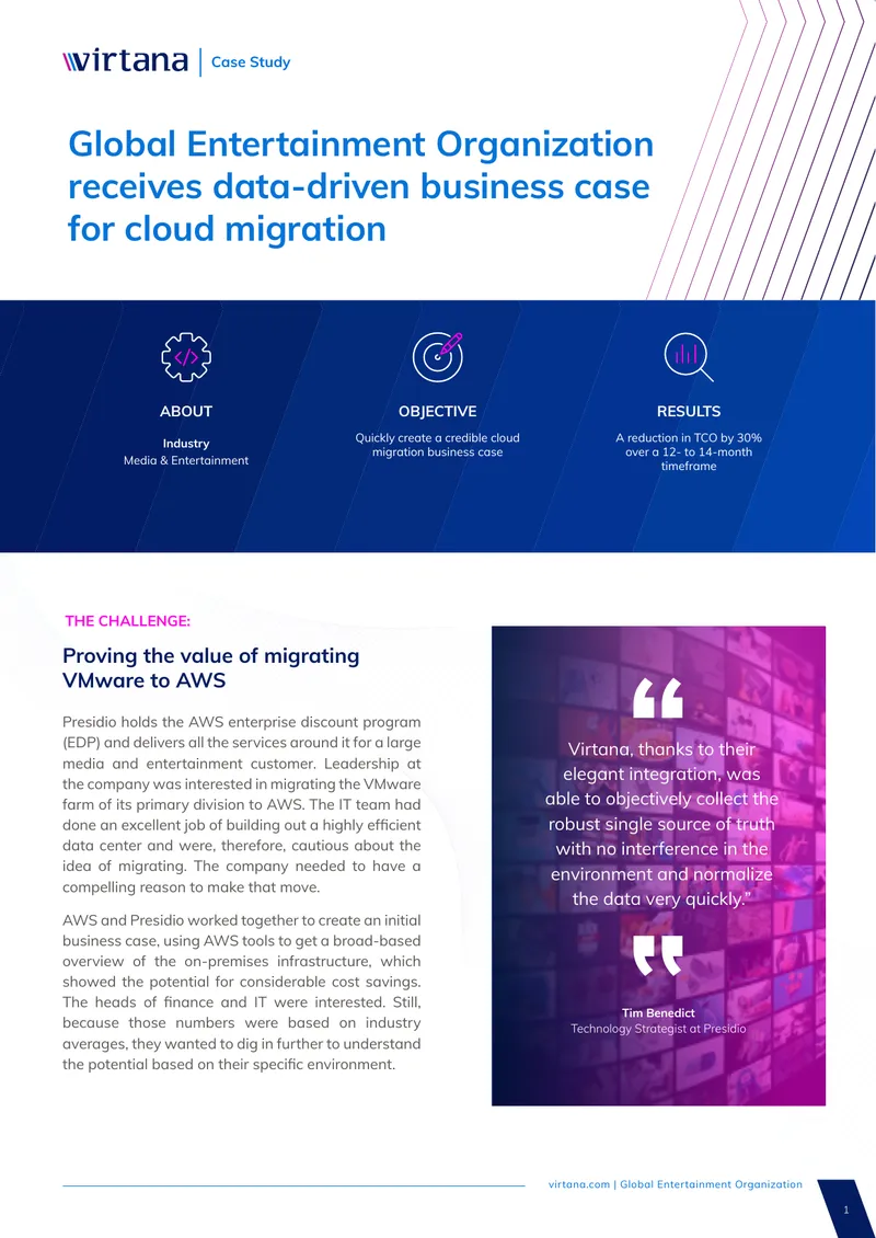 Cloud Migration Business Case Development