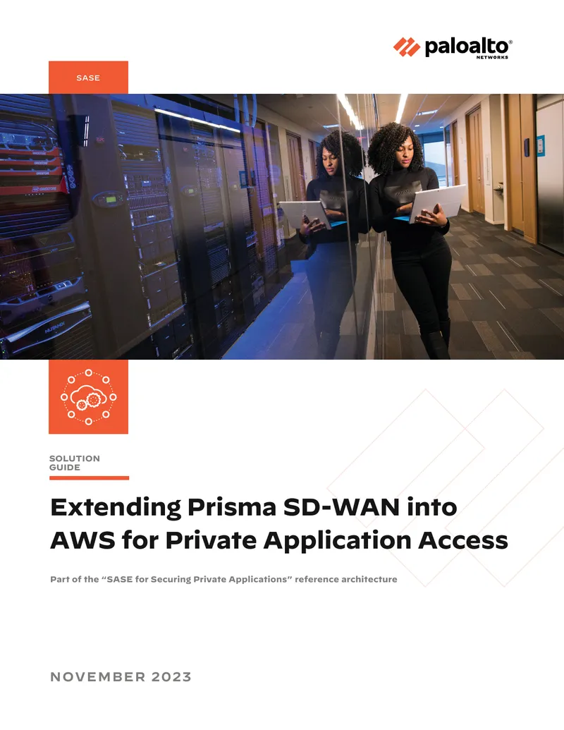 Integrating Prisma SD-WAN with AWS for Application Access