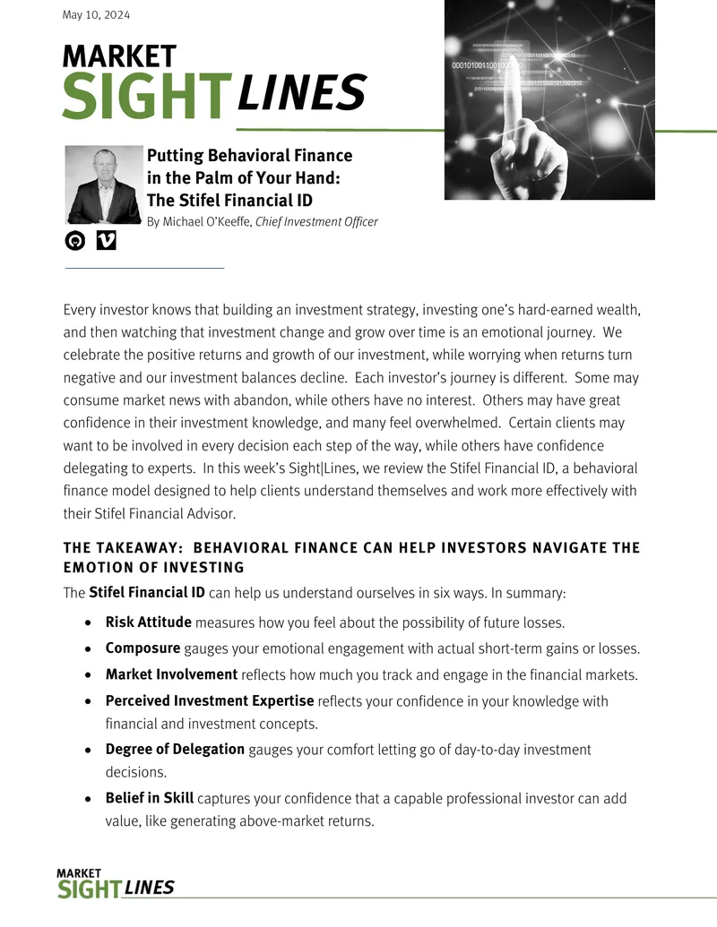 Stifel Financial ID Behavioral Finance Model