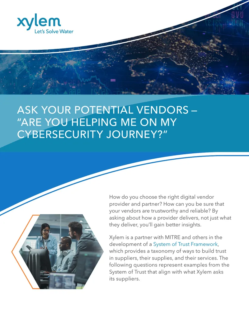 Vendor Selection for Cybersecurity Partnership