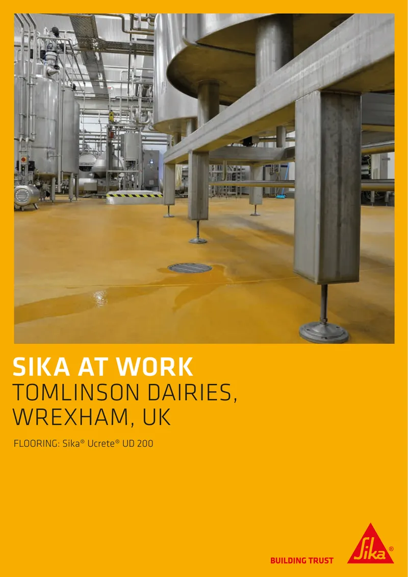 Flooring Solution for Tomlinson Dairies Project