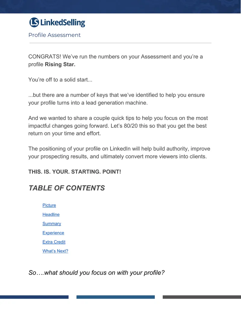 LinkedIn Profile Optimization Guide