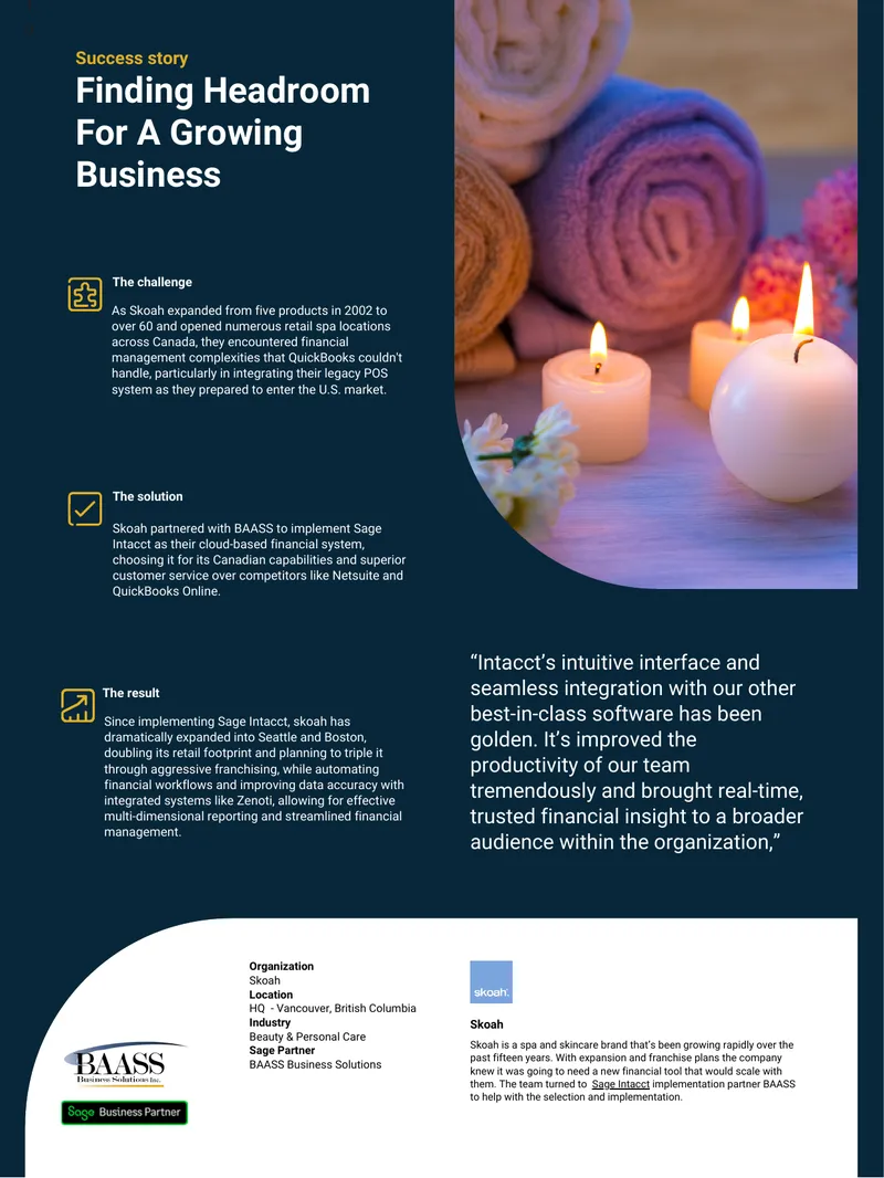 Skoah Financial Management System Implementation Case Study