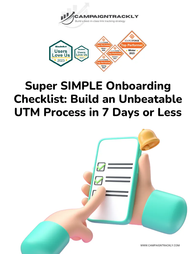 Onboarding Checklist for UTM Process Implementation