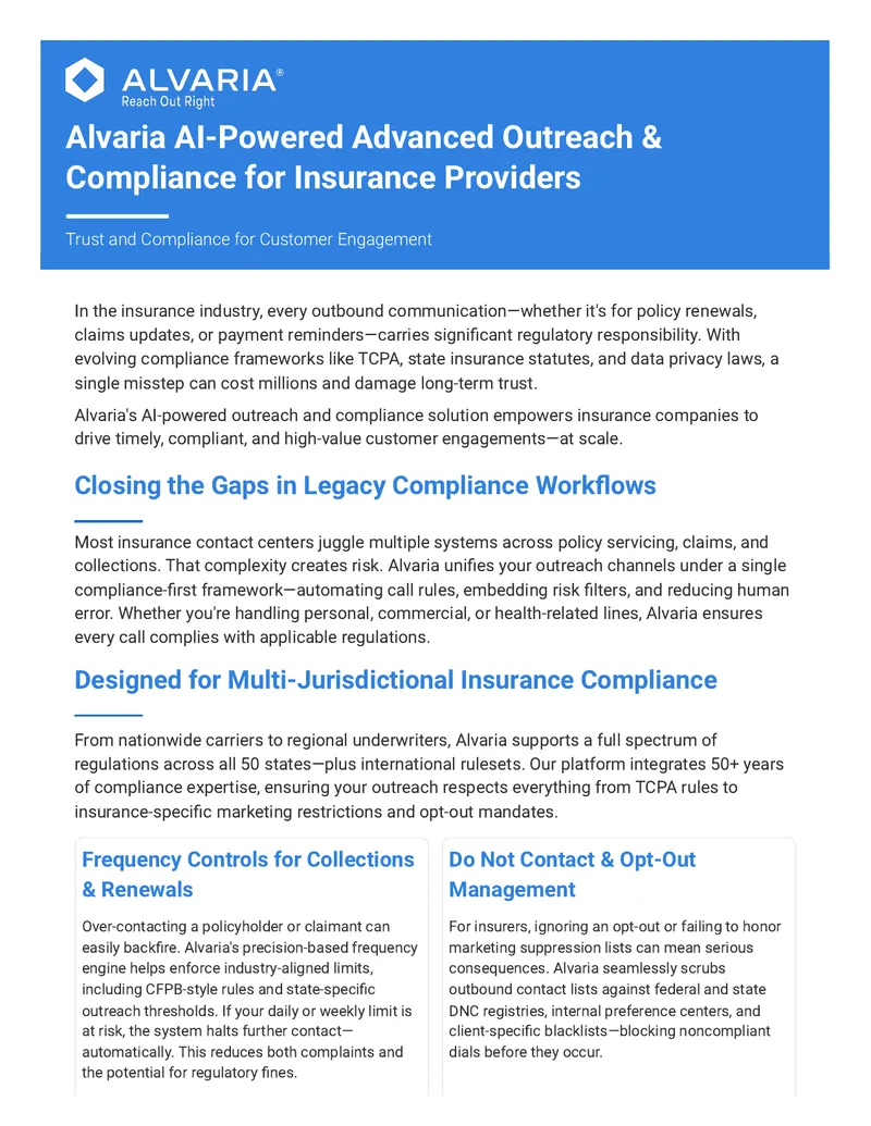 AI-Powered Compliance Solution for Insurance Outreach