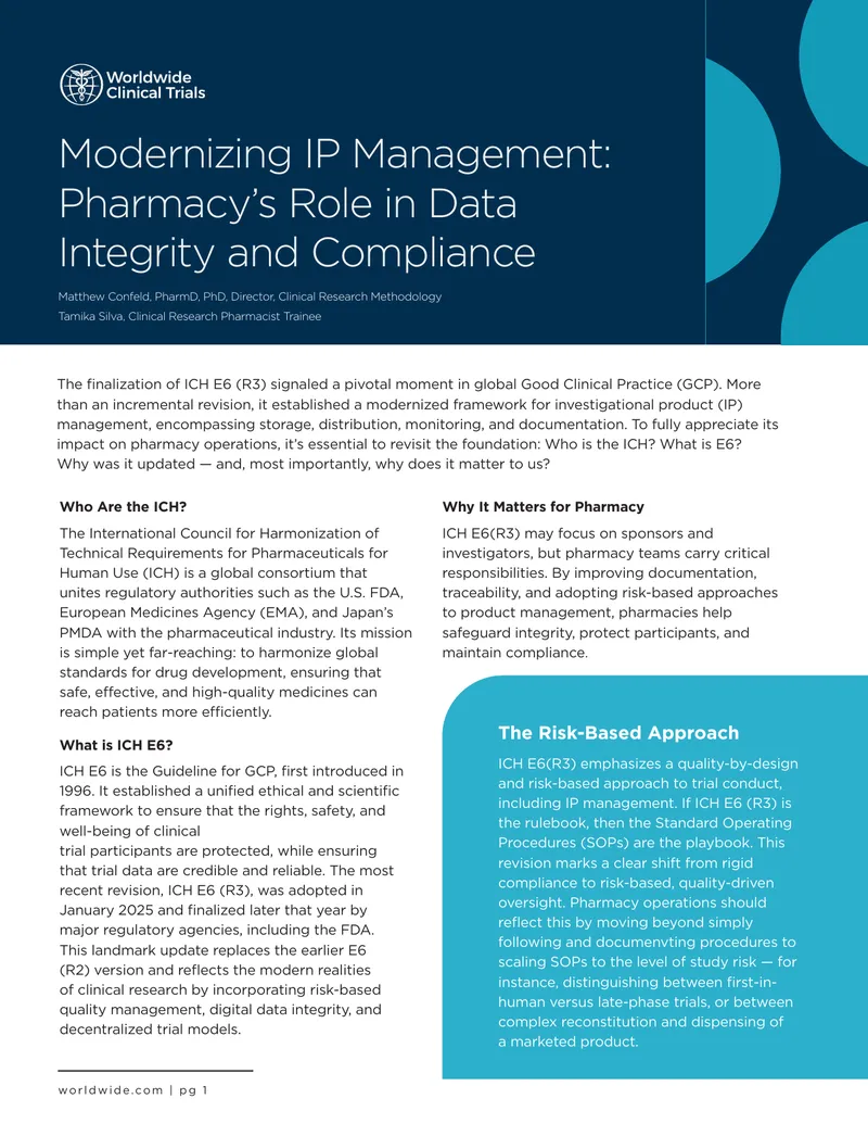 Modernizing IP Management in Pharmacy Operations