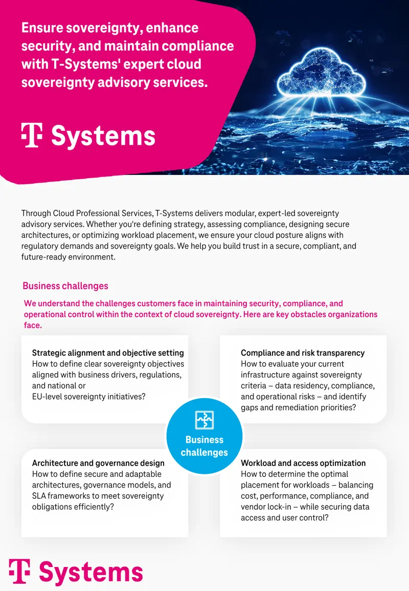 Cloud Sovereignty Advisory Services Overview