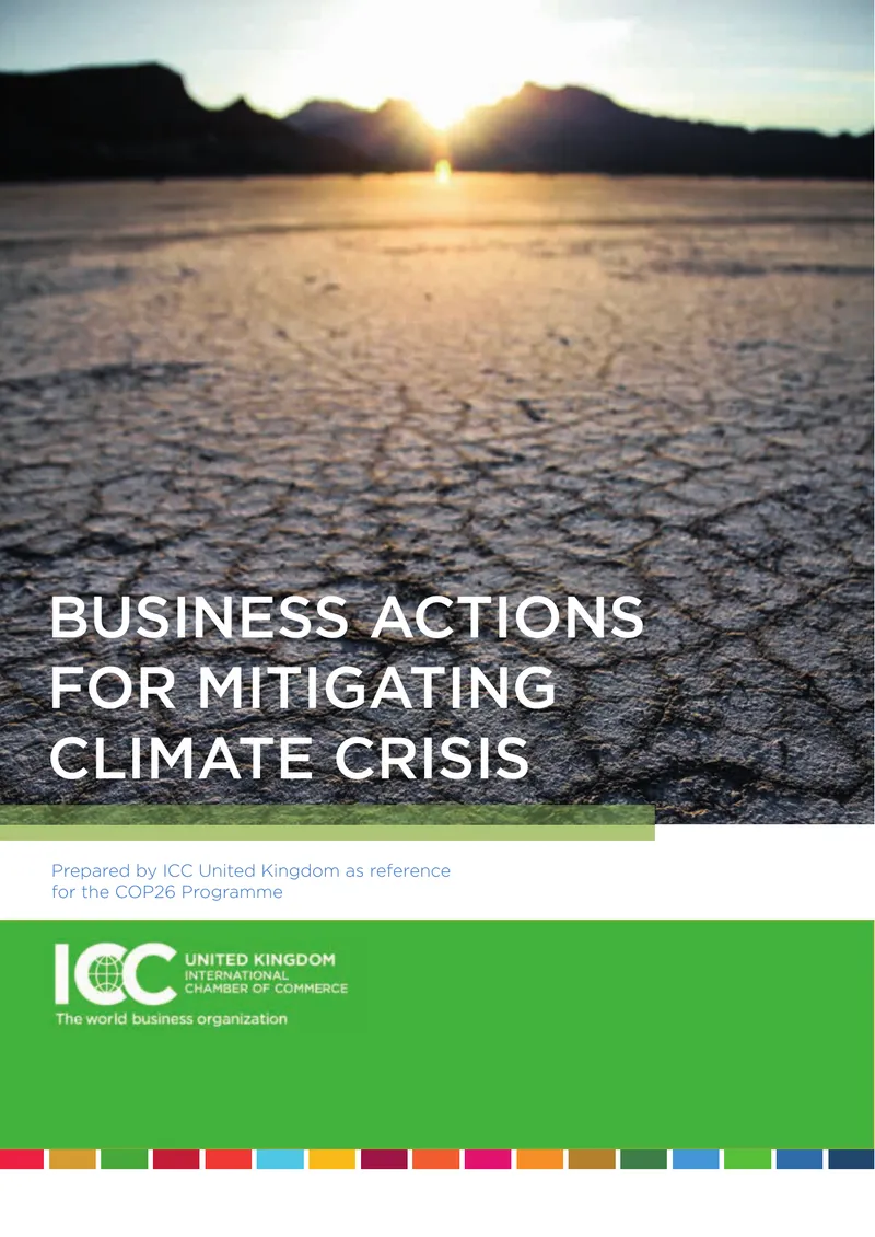 Business Actions for Mitigating Climate Crisis